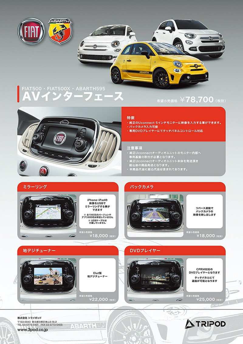 FIAT/ABARTH - トライポッド