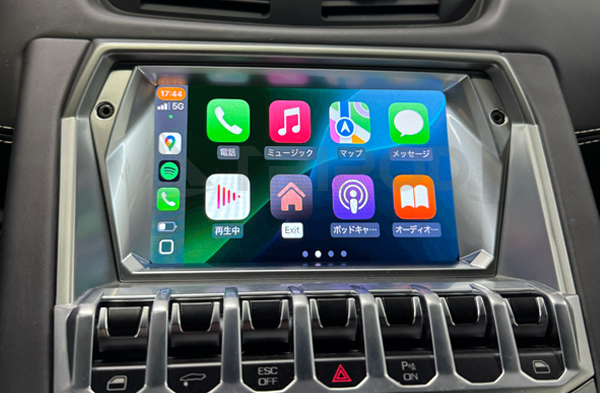 ランボルギーニ/アヴェンタドール専用 Apple Carplay インターフェース HDMI入力が可能！